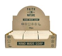 Faith In Nature Natural Hemp Hand Soap Bar Box Set, Restoring, Vegan & Cruelty Free, No SLS or Parabens, 18 x 100g