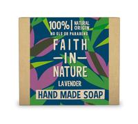 Faith In Nature Natural Lavender Hand Soap Bar, Relaxing, Vegan & Cruelty Free, No SLS or Parabens, 100g