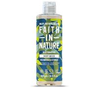Faith In Nature Natural Seaweed and Citrus Body Wash, Restorative Shower Gel, Vegan and Cruelty Free, No SLS or Parabens, 400 ml