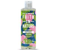 Faith In Nature Natural Wild Rose Body Wash, Balacing Shower Gel, Vegan and Cruelty Free, No SLS or Parabens, 400 ml