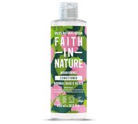 Faith In Nature Natural Wild Rose Conditioner, Nourishing for Normal Hair & Scalp, Vegan & Cruelty Free, No SLS, Silicones or Parabens, 400ml