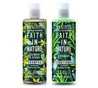 Faith In Nature Seaweed & Citrus Shampoo 400ml & Conditioner 400ml Duo | Vegan | No Cruelty | 99% Natural Fragrance | No From SLS or Parabens