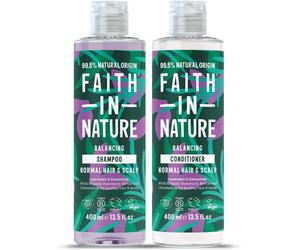 Faith In Nature Shampoo 400ml & Conditioner 400ml Duo Parabens & SLS Free