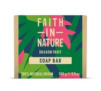 Faith In Nature Natural Dragon Fruit Hand Soap Bar, Revitalising, Vegan & Cruelty Free, No SLS or Parabens, 100g (Packing May Vary)