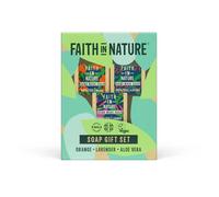 Faith in Nature Soap Gift Set Orange, Lavender & Aloe Vera 100g