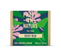 Faith In Nature Natural Tea Tree Hand Soap Bar, Cleansing, Vegan & Cruelty Free, No SLS or Parabens, 100g