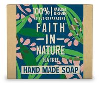Faith in Nature Tea Tree Pure Vegetable Soap 100g - 2 Pack