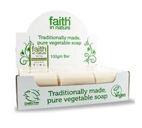 Faith in Nature Tea Tree soap unwrapped x (Full Box of 18) - 2 Pack