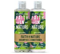 Faith In Nature Wild Rose Balancing Shampoo & Conditioner - 2 x 40
