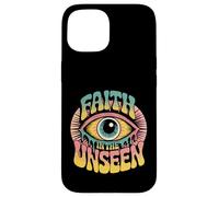 Faith In The Unseen Retro Psychedelic Case for iPhone 15