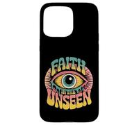Faith In The Unseen Retro Psychedelic Case for iPhone 15 Pro Max