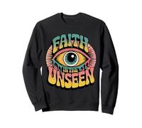 Faith In The Unseen Retro Psychedelic Sweatshirt