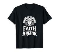 Faith is My Armor Christian Knight Spiritual Strength T-Shirt
