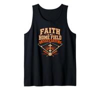 Faith is My Home Field Advantage Baseball Phil 4 13 Tank Top