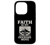 Faith Is My Opening Move Chessboard Christian Chess Player Case for iPhone 14 Pro