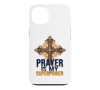 Faith is My Superpower Ornate Cross Case for iPhone 13