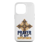 Faith is My Superpower Ornate Cross Case for iPhone 13 Pro
