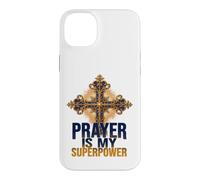 Faith is My Superpower Ornate Cross Case for iPhone 14 Plus
