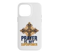 Faith is My Superpower Ornate Cross Case for iPhone 14 Pro Max