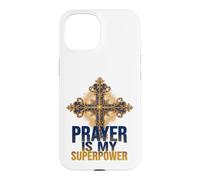 Faith is My Superpower Ornate Cross Case for iPhone 15