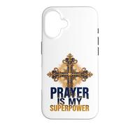 Faith is My Superpower Ornate Cross Case for iPhone 16
