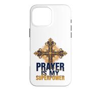 Faith is My Superpower Ornate Cross Case for iPhone 16 Pro Max