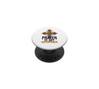 Faith is My Superpower Ornate Cross PopSockets Adhesive PopGrip