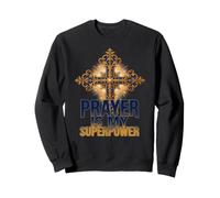Faith is My Superpower Ornate Cross Sweatshirt