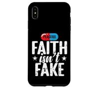 Faith Isn't Fake Placebo Case for iPhone XS Max
