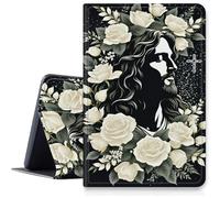 Faith Jesus Case for iPad Pro 11 inch (2024 Model, 5th Gen), Shockproof PU Leather Folding Adjustable Stand Case with Auto Sleep/Wake for 11" iPad Pro 5th Gen 2024