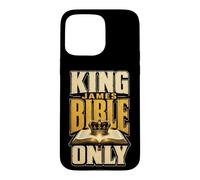 Faith KJV King James Bible Only Crown Scripture Case for iPhone 15 Pro Max