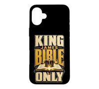Faith KJV King James Bible Only Crown Scripture Case for iPhone 16 Plus