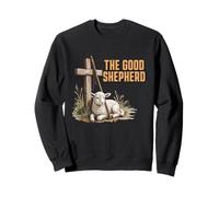 Faith Lamb, Jesus The Good Shepherd, Biblical Verse Sweatshirt