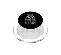Faith Level I Still Text Pray Christian Humor PopSockets PopGrip for MagSafe