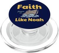 Faith Like Noah Bible Verse Hebrews 11 7 Fun Religious Ark PopSockets PopGrip for MagSafe