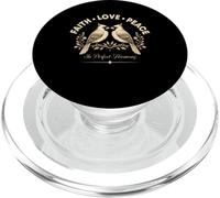 Faith Love Peace In Perfect Harmony Northern Cardinal Birds PopSockets PopGrip for MagSafe