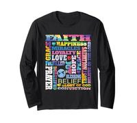 Faith Love Peace Joy Blessing Salvation Prayer Belief Hope Long Sleeve T-Shirt