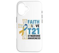 Faith Love T21 Support Acceptance Compassion Case for iPhone 16