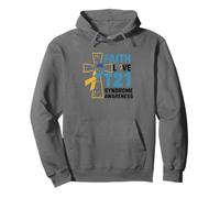 Faith Love T21 Support Acceptance Compassion Pullover Hoodie
