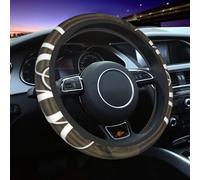 Faith Makes All Things Possible Hope Makes All Things Bright Steering Wheel Cover Universal 15 Inch Sports Style Elastic Breathable Comforts Car Steering Wheel Accessories