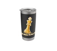 Faith Makes The Next Move Chess Strategy Stainless Steel Insulated Tumbler