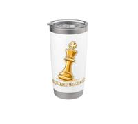 Faith Makes The Next Move Chess Strategy Stainless Steel Insulated Tumbler