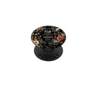 Faith Makes Things Bible Luke 1:37 Christ Floral Butterfly PopSockets Adhesive PopGrip