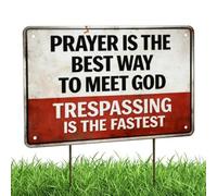 faith message board - Motivational Prayer Quote Signboard, Waterproof Metal Artwork, Inspirational Scripture Display Panel, Long Lasting Outdoor Indoor Decoration for Yard Porch Doorway Entran