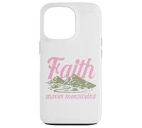 Faith Moves Mountains Christian Bible Religious Inspiration Case for iPhone 13 Pro
