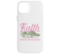 Faith Moves Mountains Christian Bible Religious Inspiration Case for iPhone 14 Plus