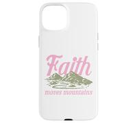 Faith Moves Mountains Christian Bible Religious Inspiration Case for iPhone 15 Plus