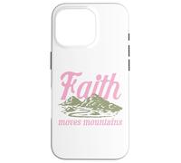 Faith Moves Mountains Christian Bible Religious Inspiration Case for iPhone 16 Pro