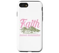 Faith Moves Mountains Christian Bible Religious Inspiration Case for iPhone SE (2020) / 7/8