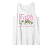 Faith Moves Mountains Christian Bible Religious Inspiration Tank Top